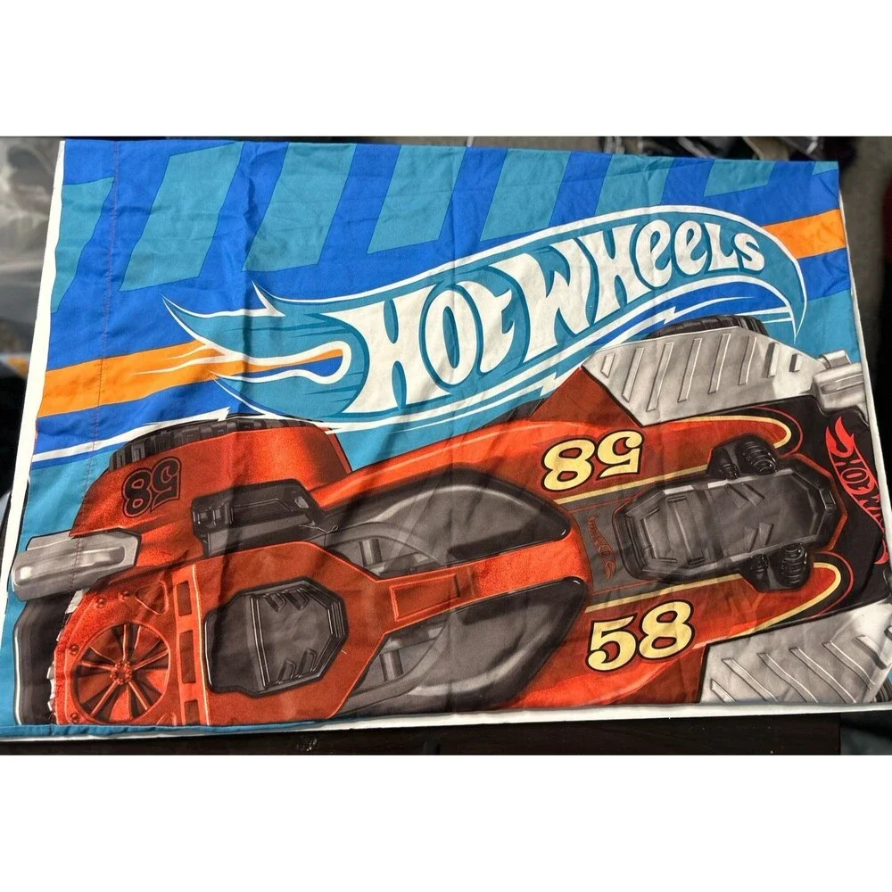 Hot Wheels Pillow Case